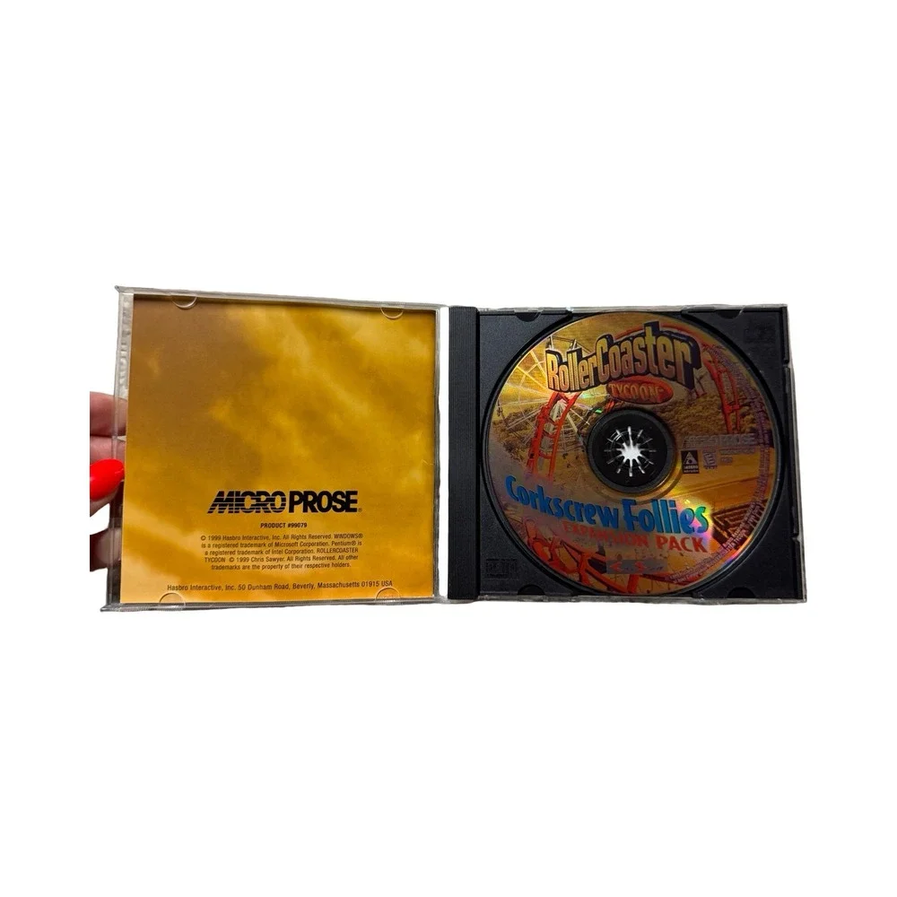 RollerCoaster Tycoon Corkscrew Follies Expansion Pack PC Windows 95/98 1999